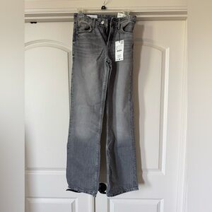 Zara Gray Denim Jeans